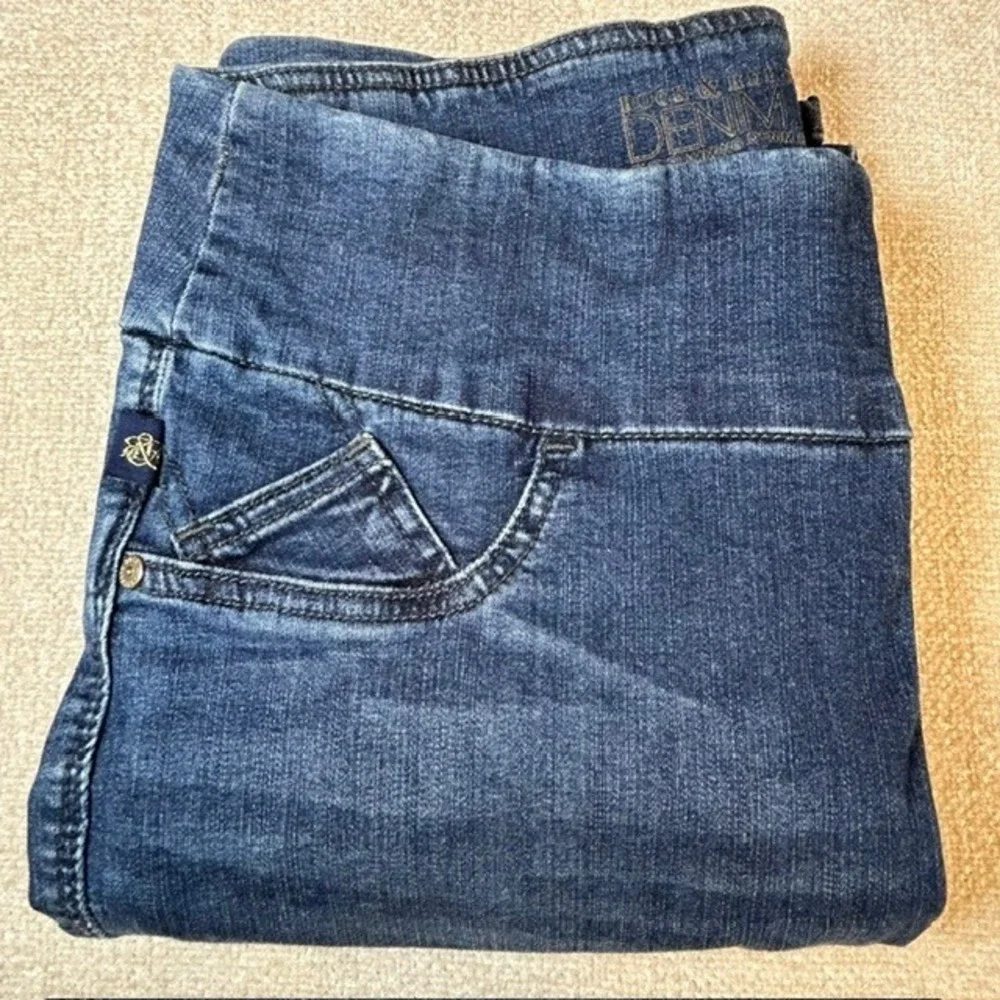 Rock & Republic Women's Denim RX Fever Pull On Jeans 12 R013586 Stretch Slim Fit